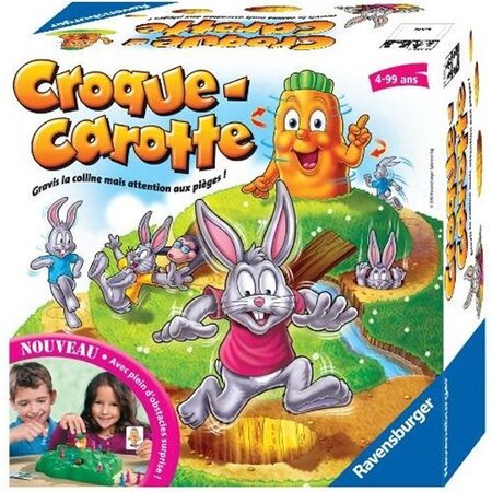 Croque carotte - ravensburger - jeu de parcours enfant - 2 a 4 joueurs -  des 4 ans - La Poste