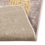 vidaXL Coureur de Tapis MARSA Gris 80 x 400 cm Polyester et PVC