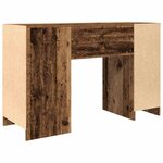 vidaXL Bureau vieux bois 120x42x76 cm bois d'ingénierie