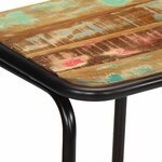 vidaXL Tabourets de bar lot de 4 46x35 5x80cm bois massif récupération