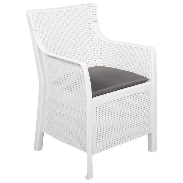 vidaXL Fauteuil Blanc PP