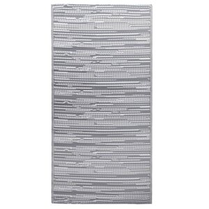 vidaXL Tapis d'extérieur ARAKIL Gris 120x180 cm PP