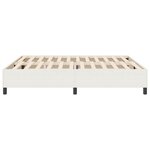 vidaXL Cadre de lit plateforme Crème 180 x 200 cm