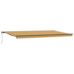 vidaXL Store rétractable automatique rayé multicolore 600x300 cm