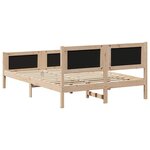 vidaXL Cadre de lit avec tête de lit Gris clair 140 x 200 cm tissu