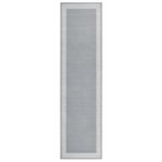 vidaXL Tapis BCF Gris avec motif 60x250 cm