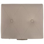 Banquette pouf tabouret meuble tabourets de rangement 3 Pièces beige tissu 3002089