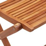 vidaXL Chaises de jardin pliantes lot de 6 51x66x95 cm bois d'acacia
