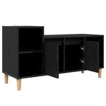 vidaXL Meuble TV Chêne noir 100 x 35 x 55 cm Bois d'ingénierie