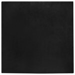 vidaXL Tapis en Fourrure Synthétique de Lapin Olite Noir 240 x 240 cm