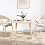 vidaXL Dessus de table 70x70x2 5 cm bois de pin massif