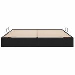 vidaXL Cadre de lit ottoman avec stockage Noir 180 x 200 cm Velours