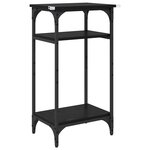 vidaXL Table d'appoint Chêne noir 40 x 30 x 75 cm Bois d'ingénierie