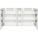 vidaXL Ensemble de Meubles de Salle de Bain 3 Pièces 120 x 14 5 x 70 cm