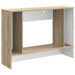vidaXL Table console Chêne Sonoma 101 x 29 x 74 cm Bois d’ingénierie