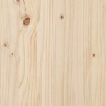 vidaXL Repose-pied de jardin bois de pin massif