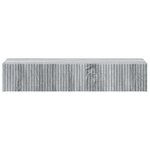 vidaXL Table d'appoint murale Sonoma gris 87 5 x 34 5 x 17 cm
