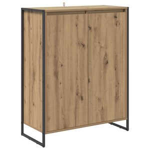 vidaXL Cabinet à chaussures avec porte Chêne artisan 79 x 36 x 100 cm