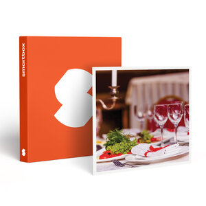 SMARTBOX - Coffret Cadeau Cadeau de Noël gourmet : dîner avec boissons pour 2 -  Gastronomie