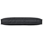 vidaXL Coussin de palette pour dossier Noir 80x40x12 cm Tissu Oxford
