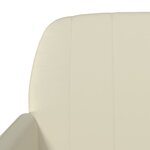 Banc banquette 107 x 80 x 81 cm synthétique crème 02_0010581