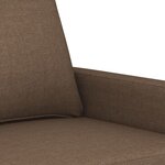 vidaXL Canapé à 2 places Marron 140 cm Tissu
