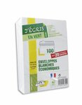 Paquet de 100 enveloppes blanches dont 20 gratuites c6 114x162 75 g gpv