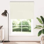 vidaXL Store enrouleur occultant blanc cassé 150x230 cm largeur tissu