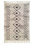 Tapis de salon ASSILA 160 x 230 cm - Blanc