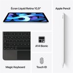 Apple - 10,9 iPad Air (2020) WiFi + Cellulaire 64Go - Gris Sidéral