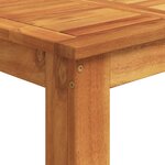 vidaXL Ensemble de bar de jardin 5 Pièces marron bois massif acacia rotin