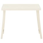 vidaXL Ensemble de bistro pliable 3 Pièces Plastique Blanc