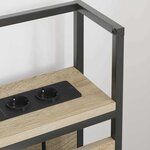 vidaXL Tête de lit de rangement Chêne sonoma 150 cm Bois d'ingénierie