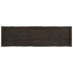 vidaXL Dessus de table bois massif traité bordure assortie