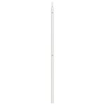 vidaXL Tête de lit métal blanc 180 cm
