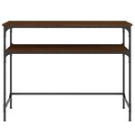 vidaXL Table console chêne marron 100x35 5x75 cm bois d'ingénierie