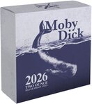 Pièce de monnaie en Argent 5 Dollars g 62.2 (2 oz) Millésime 2026 MOBY DICK