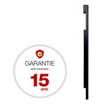 Pied latéral à sceller Noir Sablé RAL 2100 MS