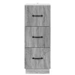 vidaXL Armoire à tiroirs 33 x 34 5 x 87 cm Bois d'ingénierie