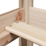 vidaXL Ensemble de lit de jour avec toit 80x200 cm bois de pin massif