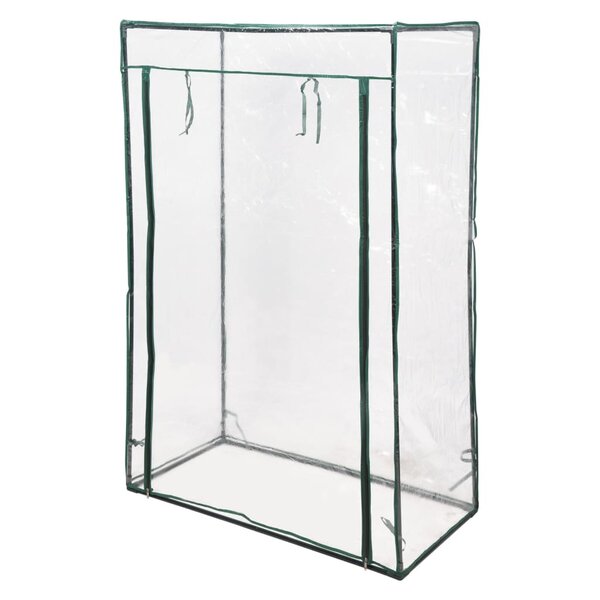 FLO Serre 100x50x150 cm transparent et vert