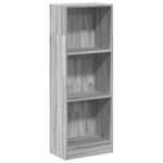 vidaXL Bibliothèque sonoma gris 40x24x109 cm bois d'ingénierie