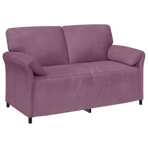 vidaXL Sofa 2 places Pourpre 158 x 83 x 95 cm Velours