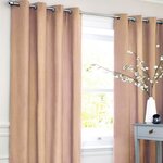 Rideau coton LOOK - Rose nude - 140x250 cm