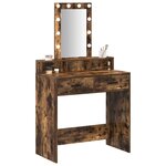 vidaXL Table de Toilette Marron 79 x 41 x 140 cm Bois d'ingénierie