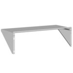 vidaXL Étagère murale 100x45x31 cm argenté acier inoxydable