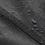vidaXL Housse de meubles d'extérieur Noir 125 x 125 x 74 cm Tissu 600D