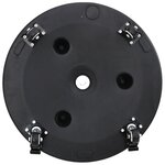 Base de Parasol vidaXL avec Roues pour Poteaux Ø38-48 mm 13 kg Rond