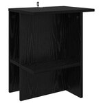 vidaXL Table basse 2 Pièces Chêne noir 40 x 30 x 49 cm Bois d'ingénierie