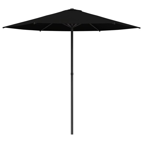 vidaXL Parasol de jardin 230 x 230 cm Polyester Rectangulaire Noir